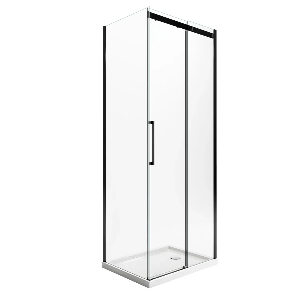 Box Doccia 80x110 CM 198 CM Vetro Trasparente 8 MM Versione Destra con EasyClean mod. Prime Bla Duo 1 Anta - Image 2