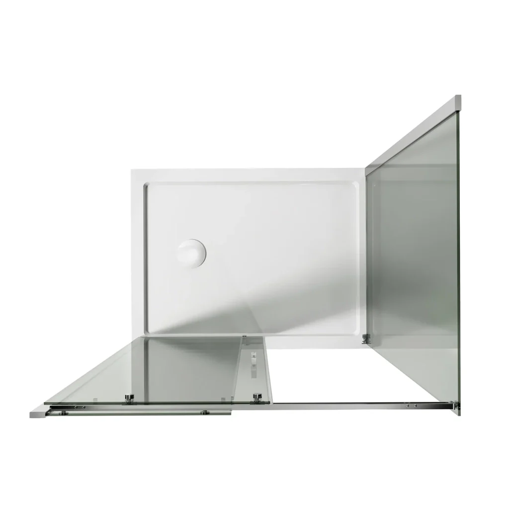 Box Doccia 80x110CM H200 Vetro Trasparente 8mm Versione Sinistra con EasyClean mod. Prime Duo 1 Anta - Image 3