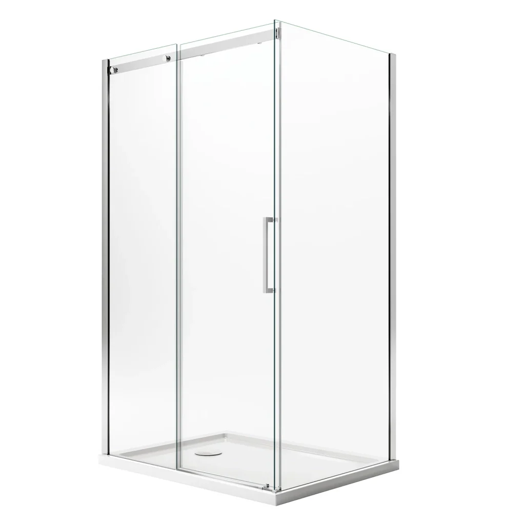 Box Doccia 80x110CM H200 Vetro Trasparente 8mm Versione Sinistra con EasyClean mod. Prime Duo 1 Anta - Image 6