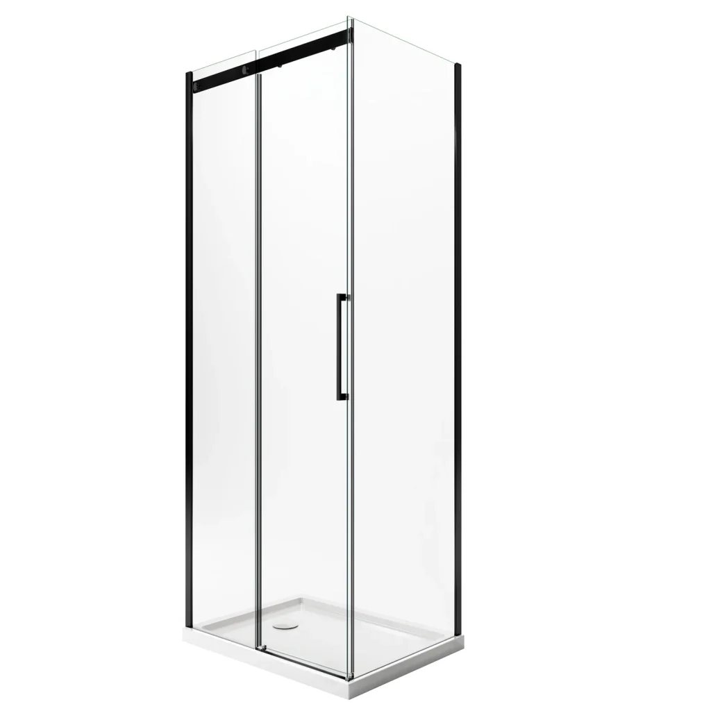 Box Doccia 80x120 CM 198 CM Vetro Trasparente 8 MM Versione Sinistra con EasyClean mod. Prime Bla Duo 1 Anta - Image 2