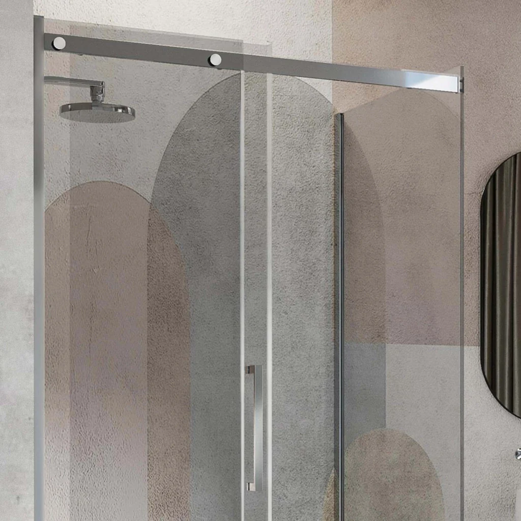 Box Doccia 80x140CM H200 Vetro Trasparente 8mm Versione Sinistra con EasyClean mod. Prime Duo 1 Anta - Image 5