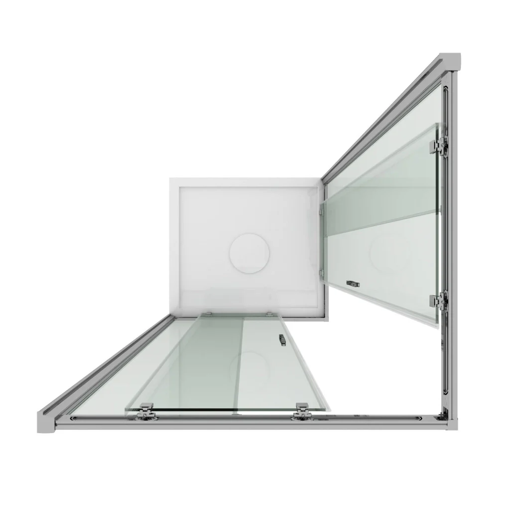 Box doccia 90x100CM H198 stampato C mod. Evolution - Image 3