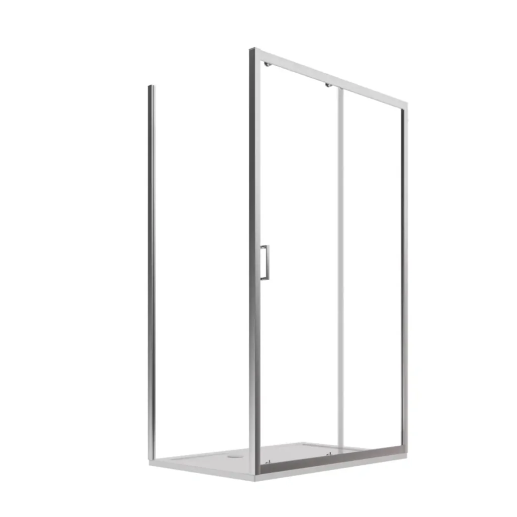 Box doccia 90x110 cm scorrevole vetro temperato 6mm trasparente h190 | Lipari - Image 3