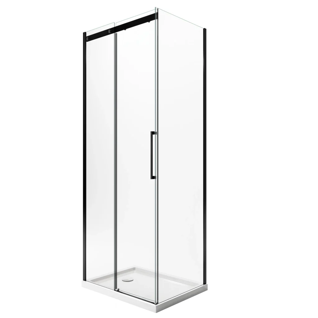 Box Doccia 90x120 CM 198 CM Vetro Trasparente 8 MM Versione Sinistra con EasyClean mod. Prime Bla Duo 1 Anta - Image 2