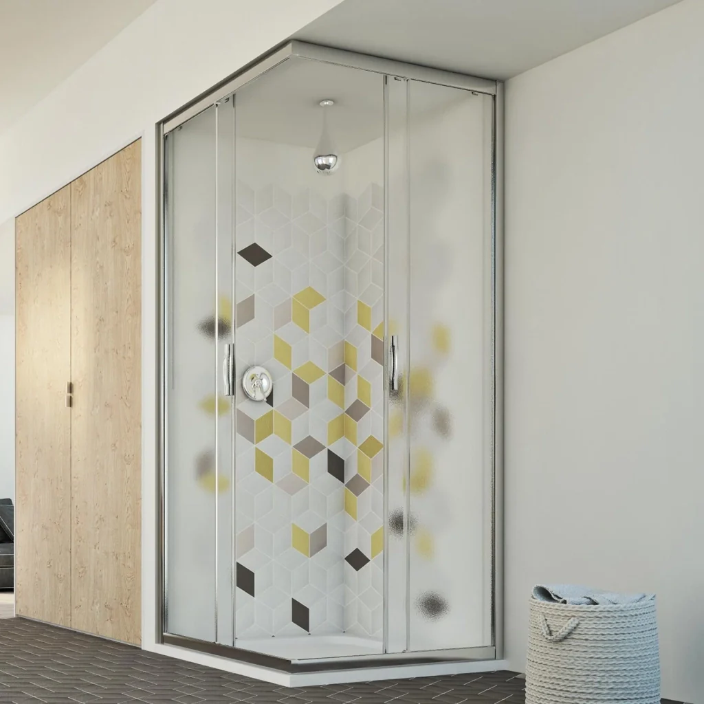 Box doccia 90x120CM H198 stampato C mod. Evolution - Image 2
