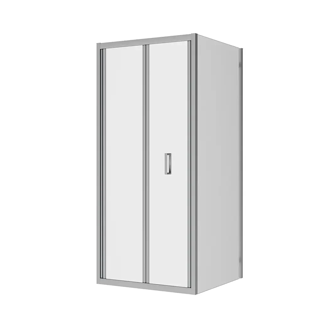 Box doccia 90x90 cm angolare apertura a libro vetro 6mm trasparente | Capri - Image 4