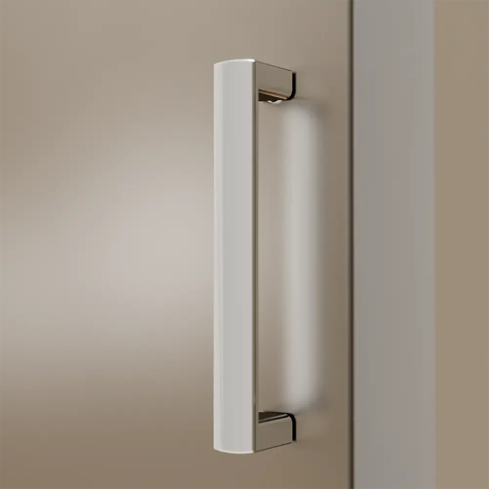 Box doccia per nicchia da 130 cm apertura scorrevole reversibile cristallo 6mm opaco h190 | Sicily - Image 2
