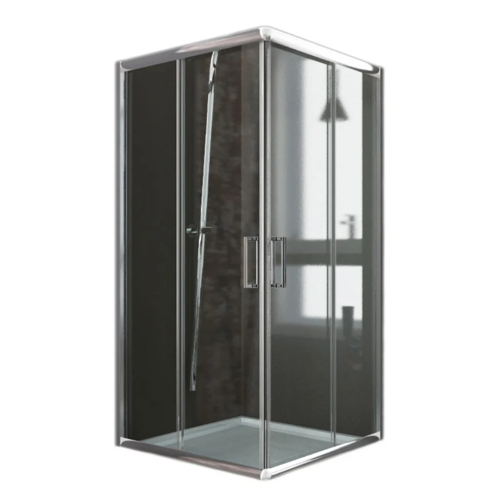 Box Doccia Quadrato 70x70 H185 Trasparente 6mm mod. Alabama