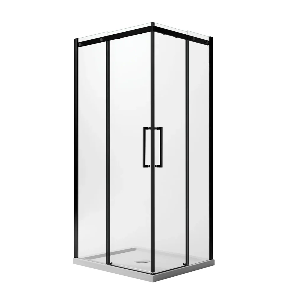 Box Doccia Rettangolare 110x120 CM 198 CM Vetro Trasparente 8 MM Sinistra con EasyClean mod. Prime Bla Corner - Image 2