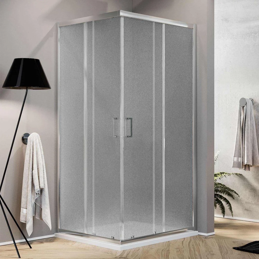 Box Doccia Rettangolare 75x120 H185 Stampato C 6mm mod. Ready - Image 2