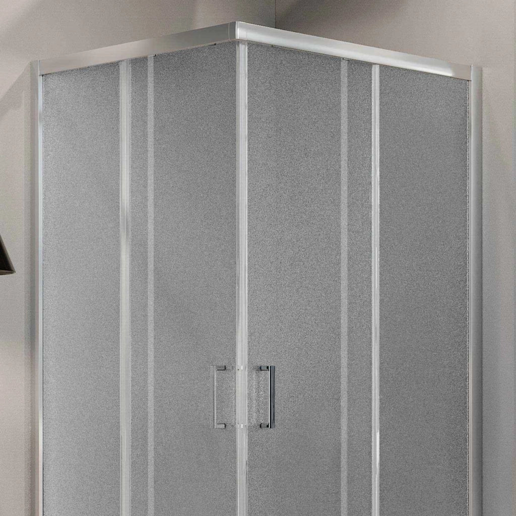 Box Doccia Rettangolare 80x120 H198 Stampato C 6mm mod. Ready - Image 2