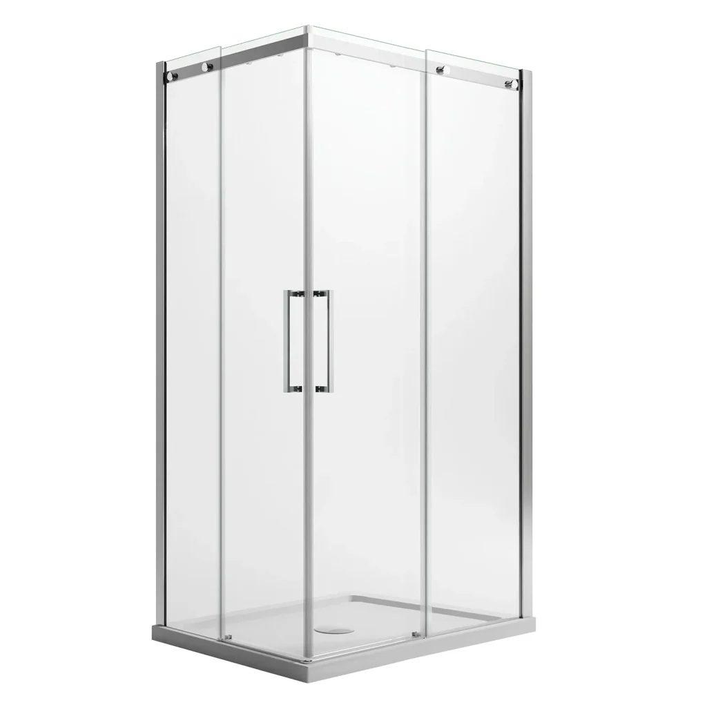 Box Doccia Rettangolare 90x120CM H200 Vetro Trasparente 8mm Destra con EasyClean mod. Prime Corner - Image 6
