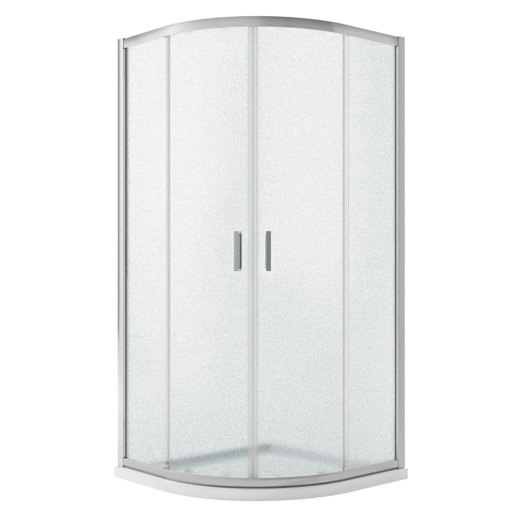 Box Doccia Semicircolare 80x80 H185 Stampato C 6mm mod. Ready - Image 4