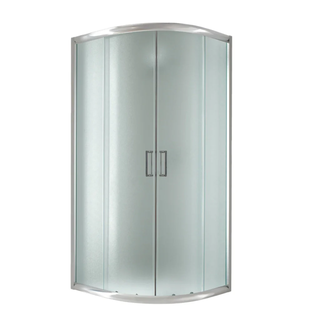 Box Doccia Semicircolare 90x90 H198 Stampato C 6mm mod. Alabama - Image 6