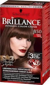 BRILLANCE TINTA PERMANENTE CREMA COLORANTE INTENSIVA 850 TRAMONTO LUMINOSO