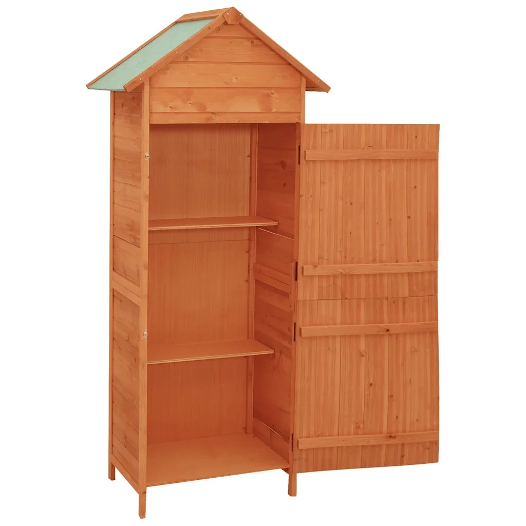 Armadietto da Giardino Marrone 42,5x64x190 cm 41650 - Image 5