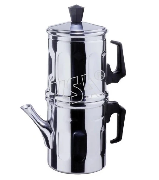 Caffettiera Caffè Tradizionale Napoletana in alluminio diamante 3 tazze