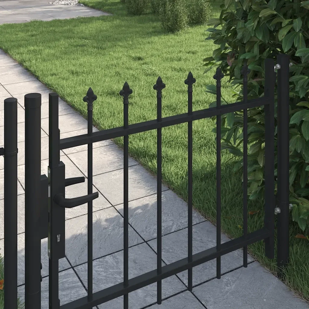 Cancello per recinzione BOXTEL con punta a lancia 100x75 cm 144358 - Image 3
