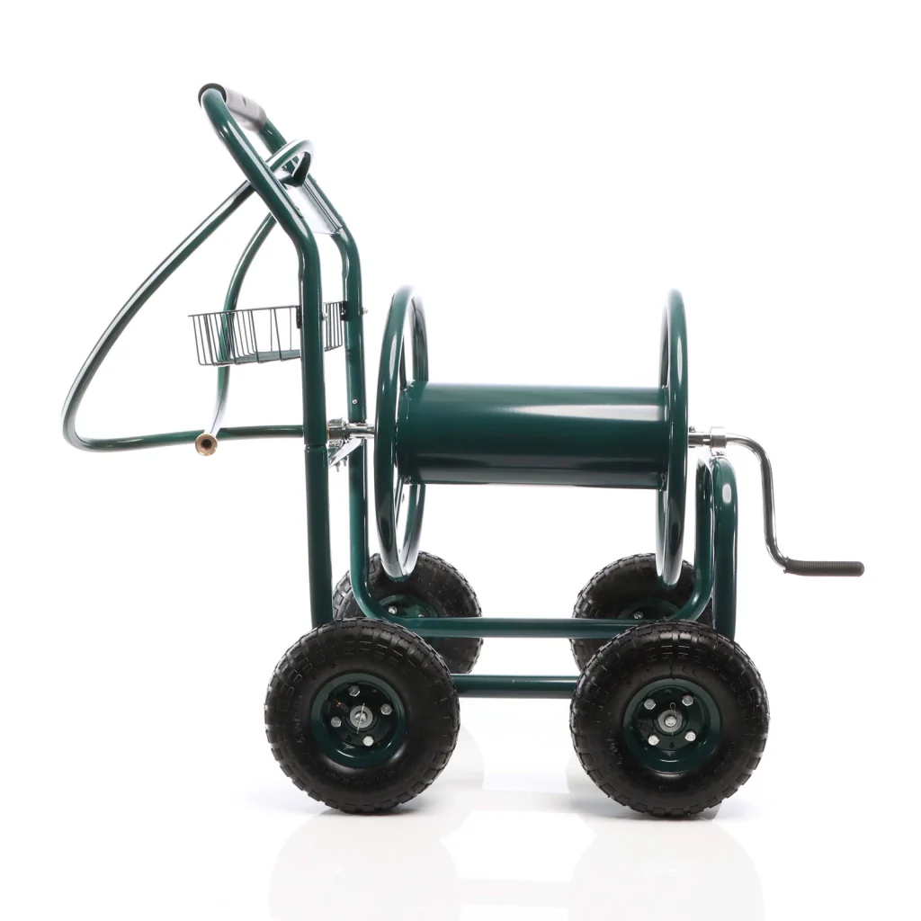 Carrello avvolgitubo da giardino con manovella e attacco per tubo, avvolgitubo, per tubi da 3/4" (19 mm) lunghi max 70m, irrigazione giardino - Image 9