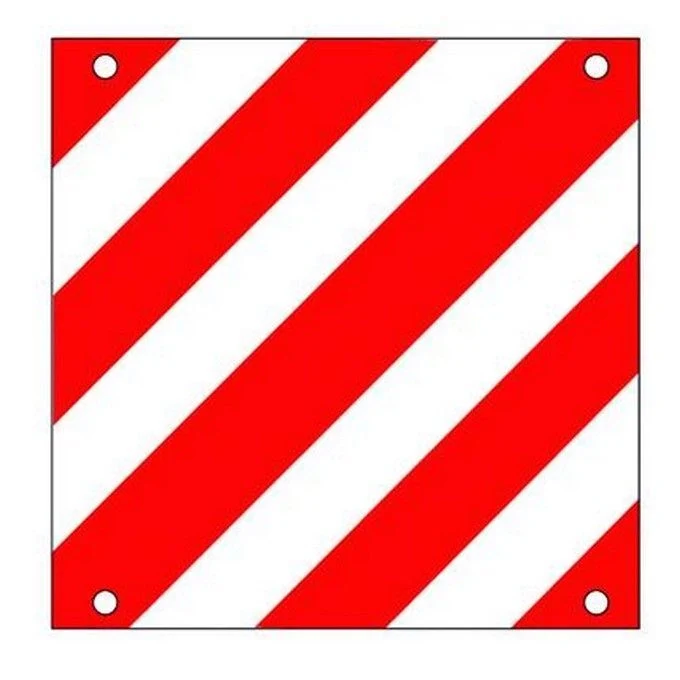 Vigor-Blinky 05600030ALR50X50 Cartello Carico Sporgente in Alluminio Rifrangente Omologato Classe II High 50x50 cm - Image 3