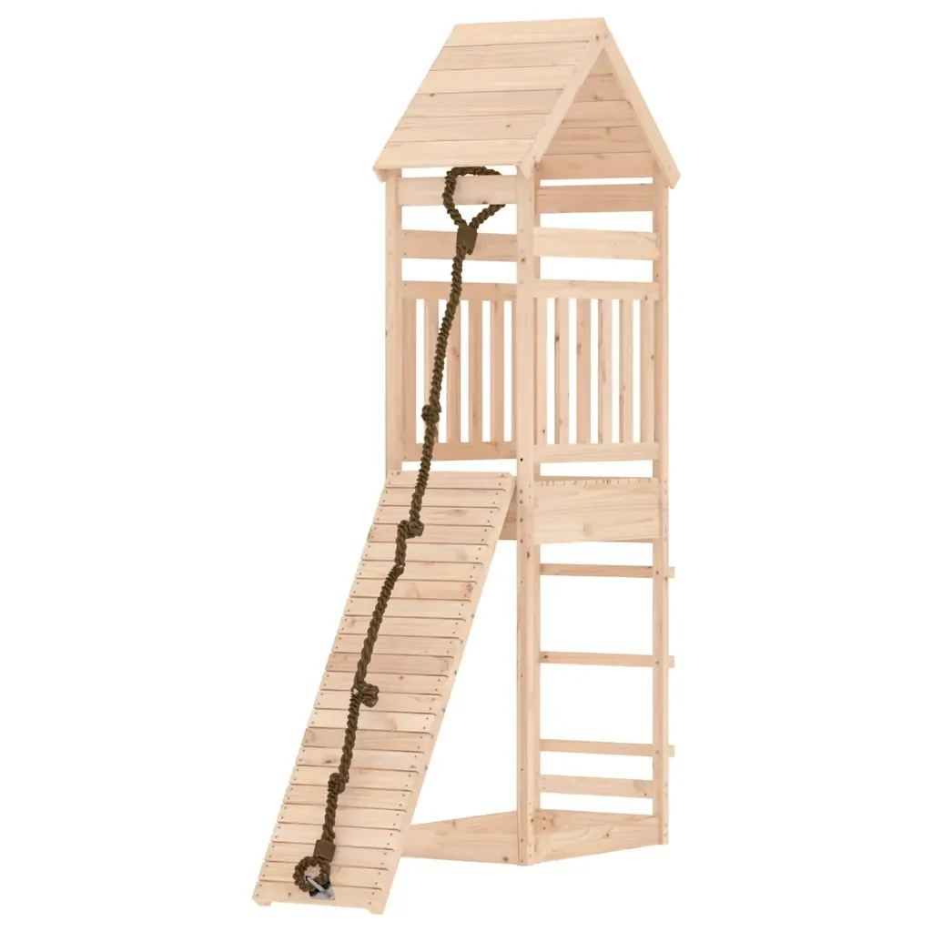 Casetta con Arrampicata in Legno Massello di Pino 3156898 - Image 3