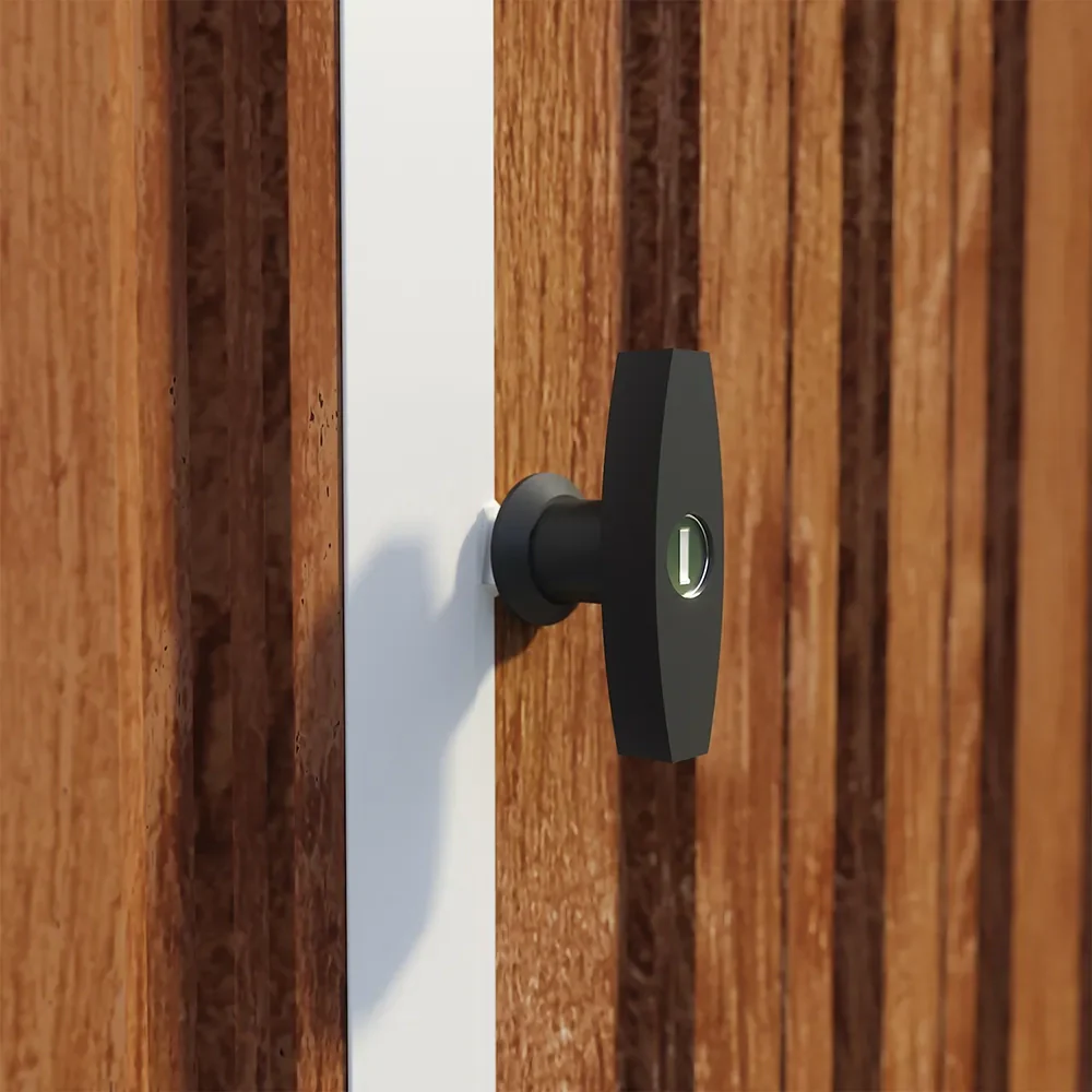 Casetta da giardino in acciaio zincato effetto legno 2,56x2,56xh2,16m - 111kg - 6,55 metri quadri - Image 7