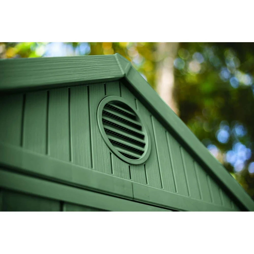 Casetta da Giardino in Resina Keter Darwin 4x6 Colore: Verde - Image 5