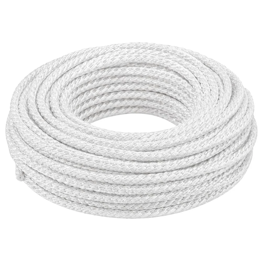 Cavo elettrico intrecciato bianco per impianti a vista *** lunghezza metri 100, sezione conduttore 3x1,5mmq, confezio...