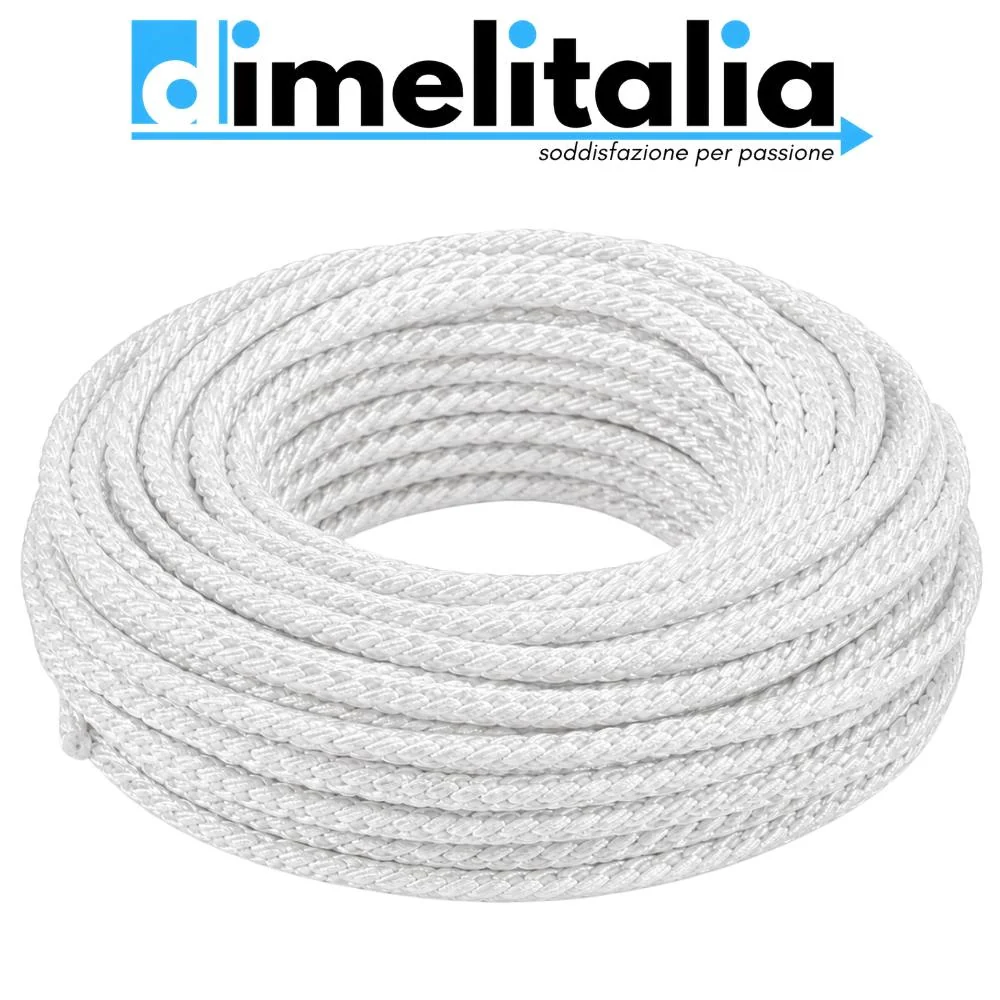 Cavo elettrico intrecciato bianco per impianti a vista *** lunghezza metri 100, sezione conduttore 3x2,5mmq, confezio... - Image 4