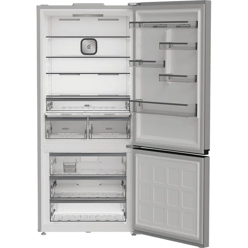 Whirlpool WHK2 6614 X6E Frigorifero combinato a libera installazione, Dual no frost, 83cm, Classe C, Pearl Inox, 34 dbA, h193 cm - Image 3