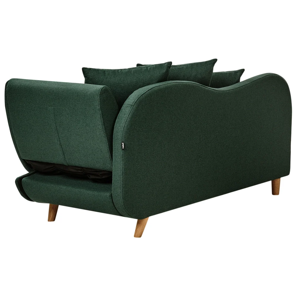 Chaise longue a destra in tessuto verde con contenitore per riporre gli oggetti Soggiorno moderno - Image 7