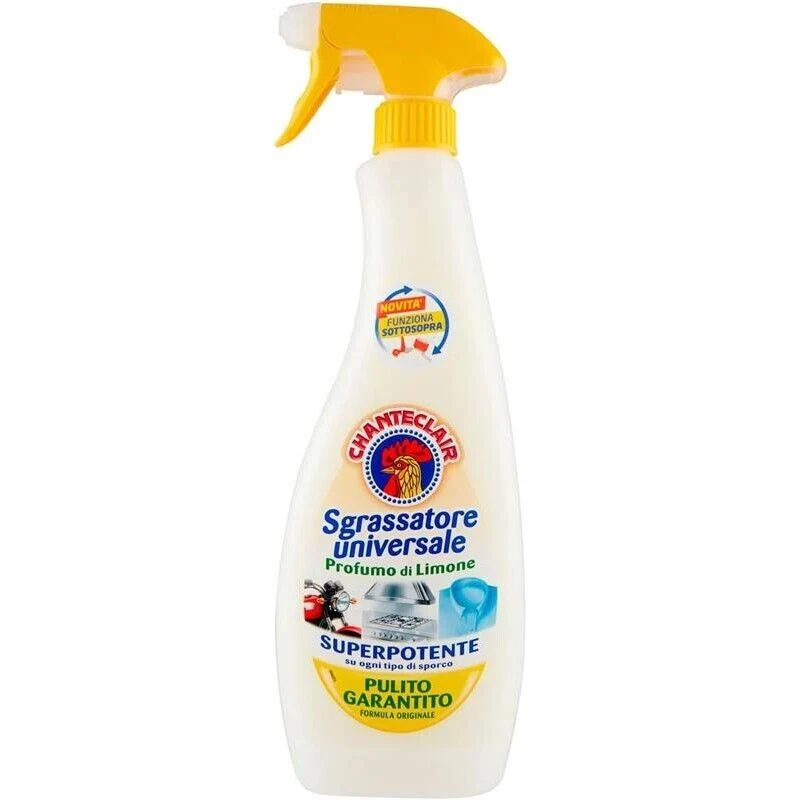CHANTECLAIR SET 4 PZ SGRASSATORE UNIVERSALE 700ML DISINFETTANTE AL LIMONE - Image 2