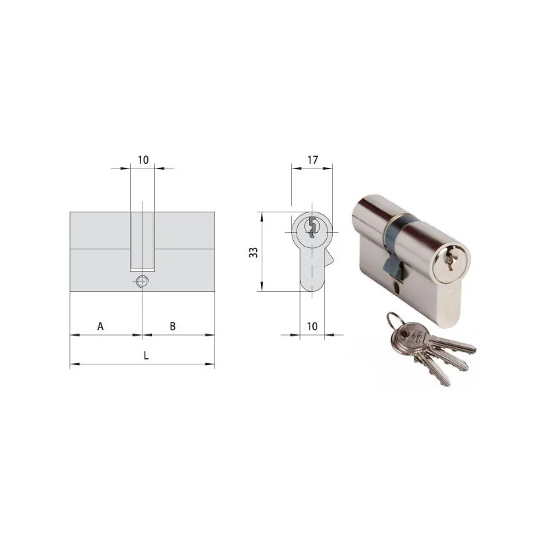 Cilindro Inf. 53,0-26,5-26,5 Ka N0G300-05-0 Cisa