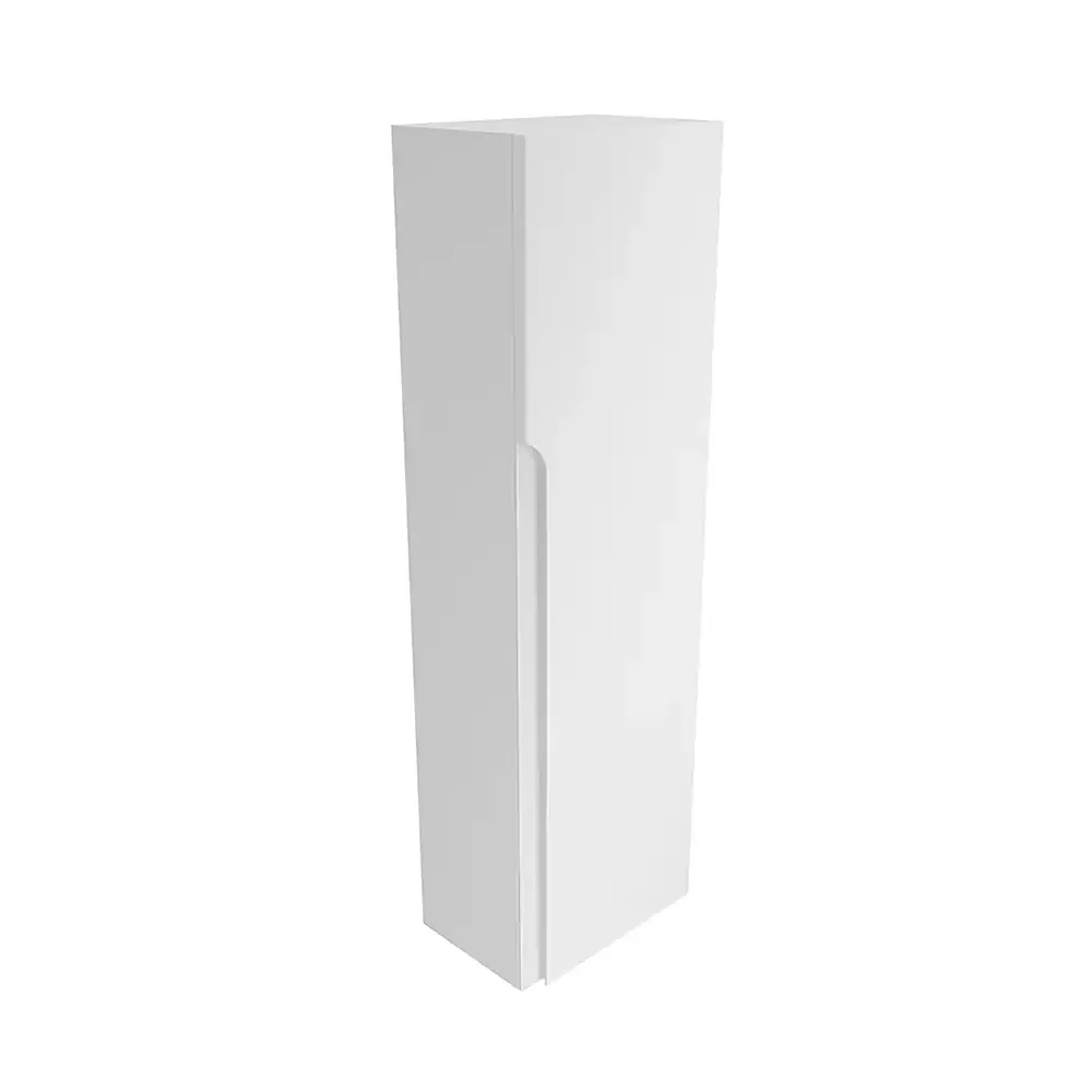 Colonna bagno sospesa altezza 100cm bianco opaco reversibile | Ardenne - Image 5