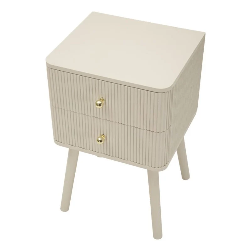 Comodino 2 Cassetti Shy cm 34x37,5x59 - Image 4
