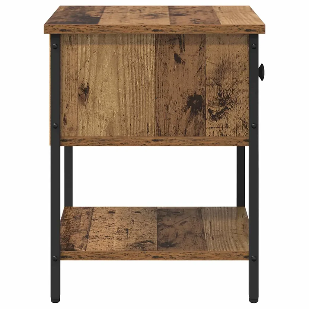 Comodino Legno vecchio 34 x 35,5 x 45 cm Legno multistrato - Image 7