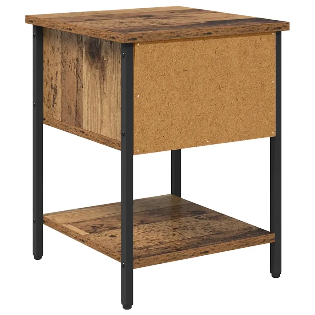 Comodino Legno vecchio 34 x 35,5 x 45 cm Legno multistrato - Image 8