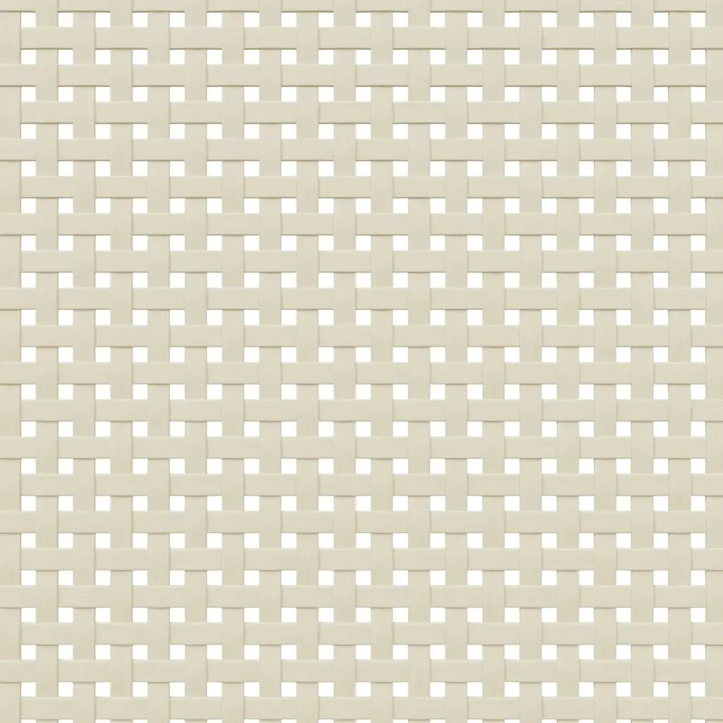 Comodino SENJA Aspetto Rattan Bianco 40x35x65 cm in Legno Pino 358014 - Image 10
