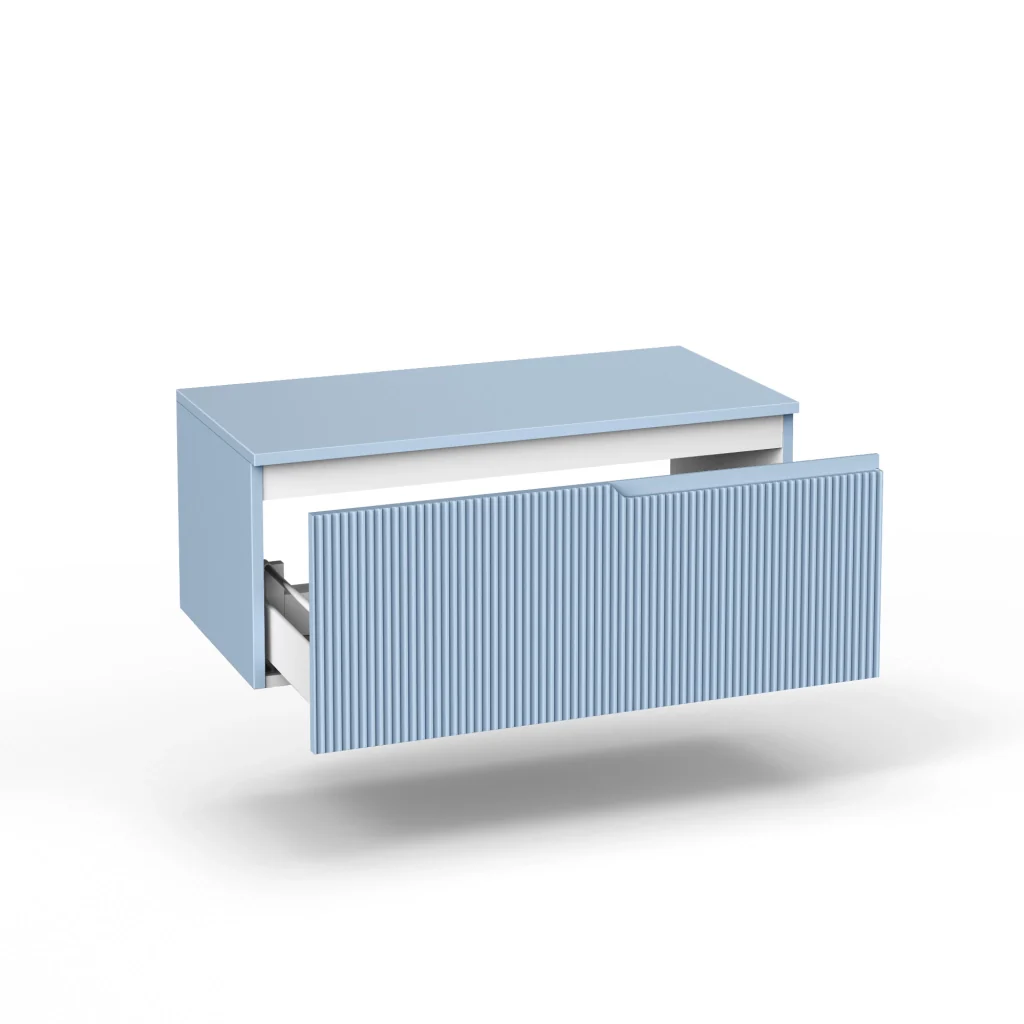 Composizione 4 pezzi VENERE antracite/azzurro tiffany - Image 4