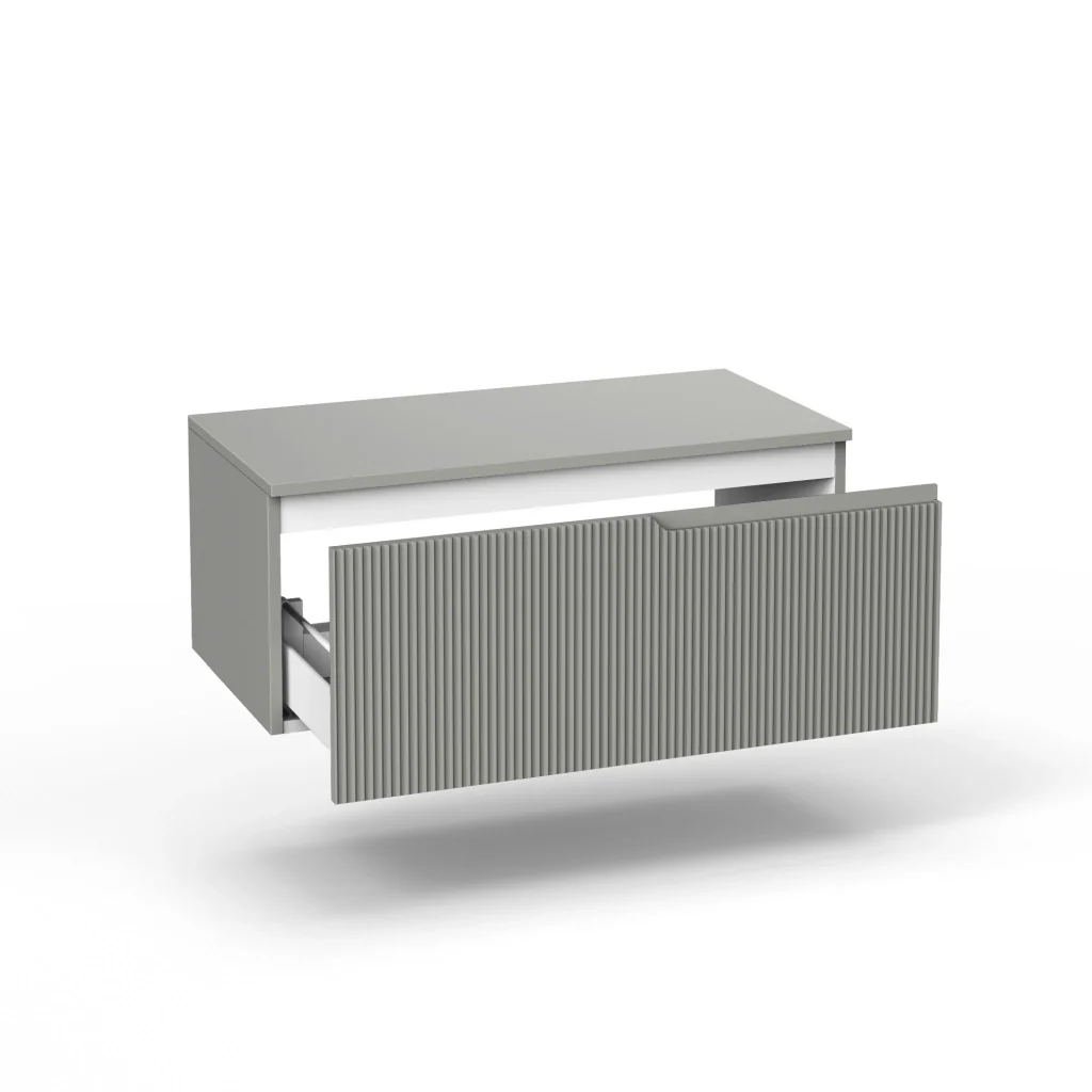 Composizione 4 pezzi VENERE antracite/grigio opaco - Image 4