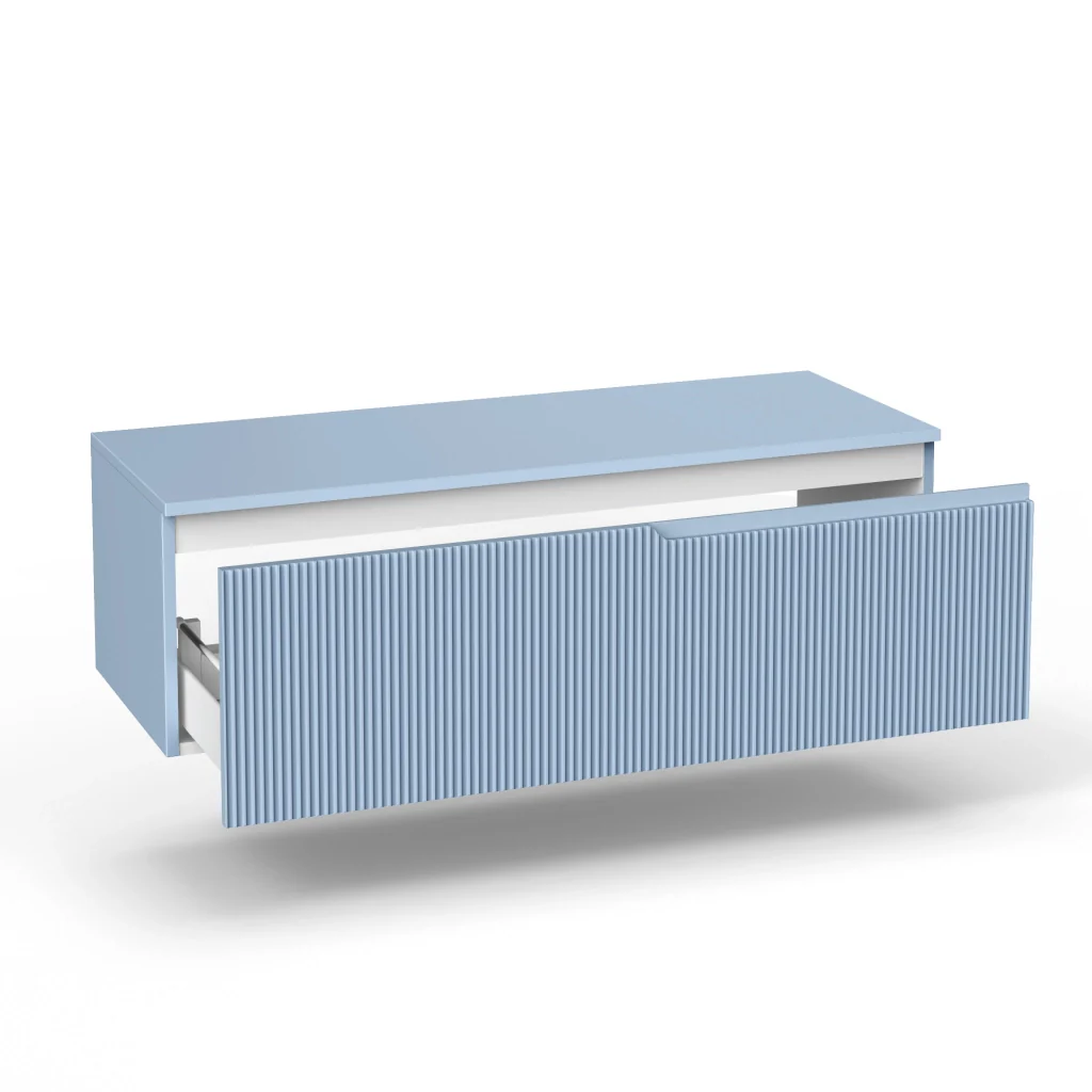 Composizione vasca DX 4 pezzi VENERE azzurro tiffany - Image 4