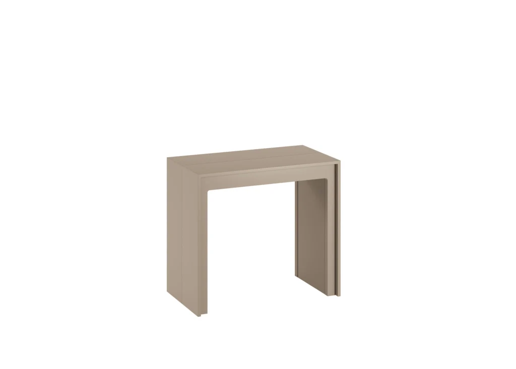 Consolle Allungabile Pinocchio - Tavolo trasformabile in MDF tortora antigraffio RAL 7030 fino a 10 persone - Stones - Image 3