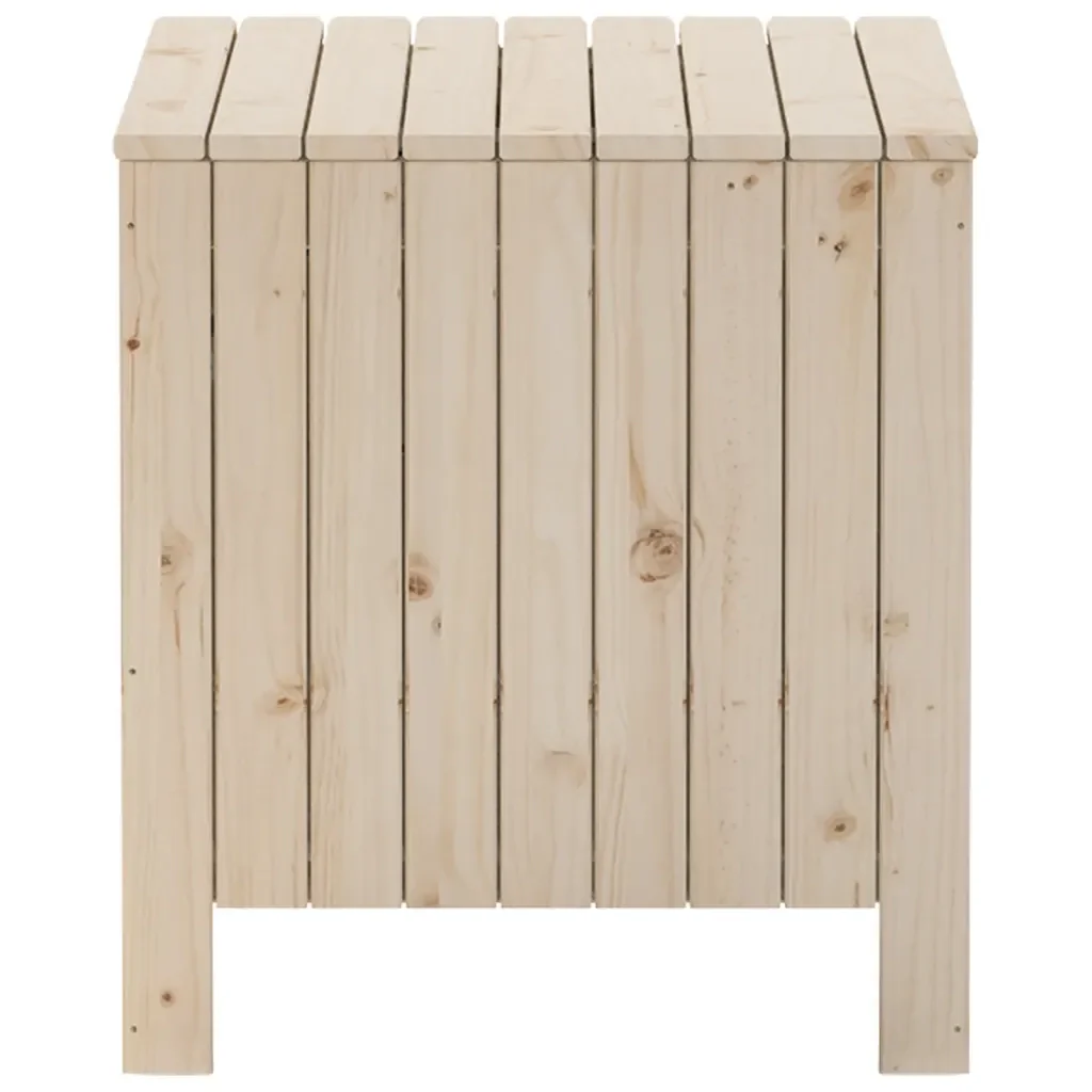 Contenitore con Coperchio RANA 60x49x54 cm Legno Massello Pino 4002327 - Image 5