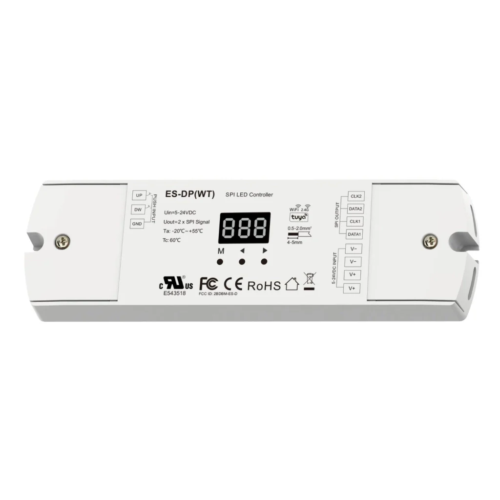 Controller Dimmer SPI Con Push Pulsante, Tuya WIFI, RF 2.4G, 5-24V 10A, 960 Pixel, Per Striscia Led Running - Image 2