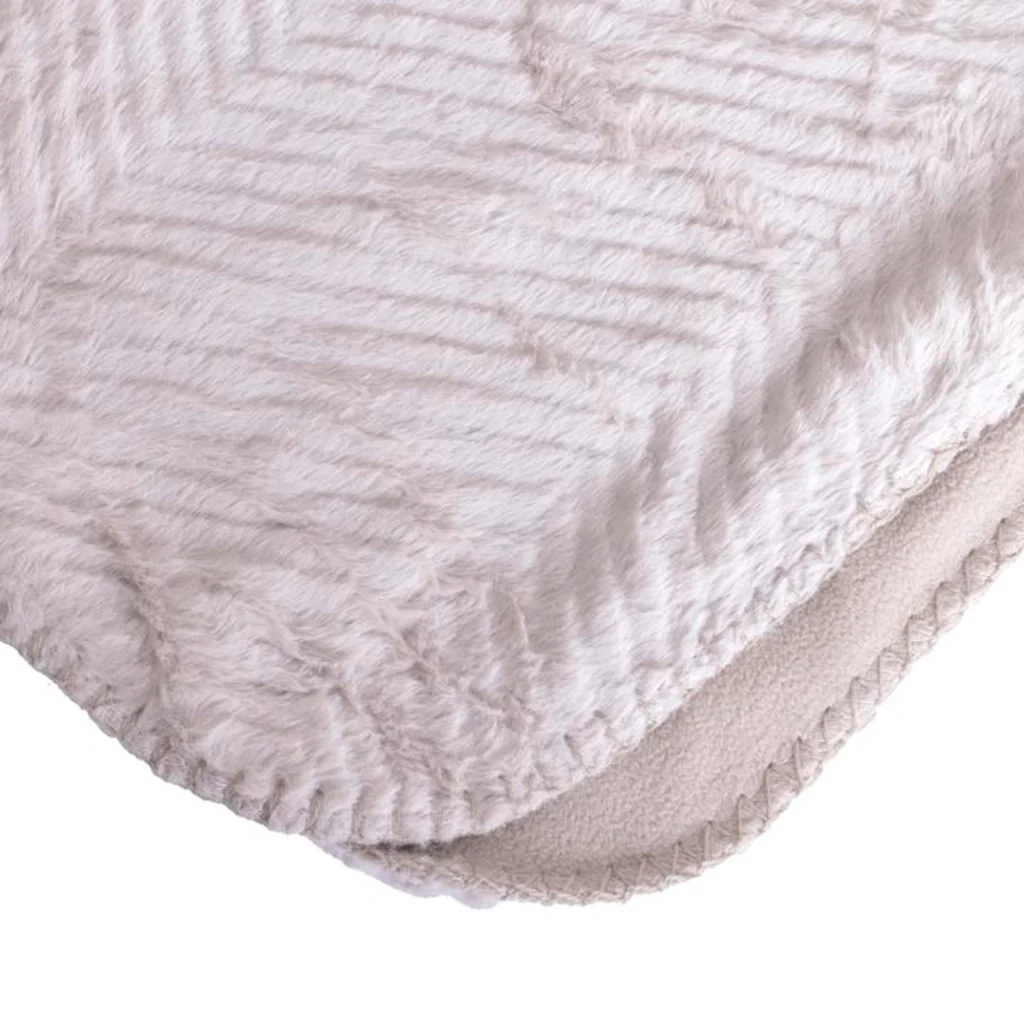Coperta a quadri beige 130x170cm ARYNDAL