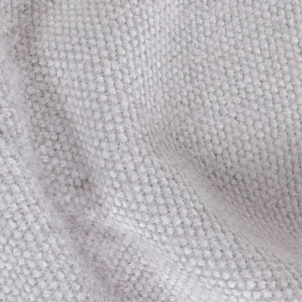 Coperta a quadri grigio chiaro 130x170cm PANORA - Image 4