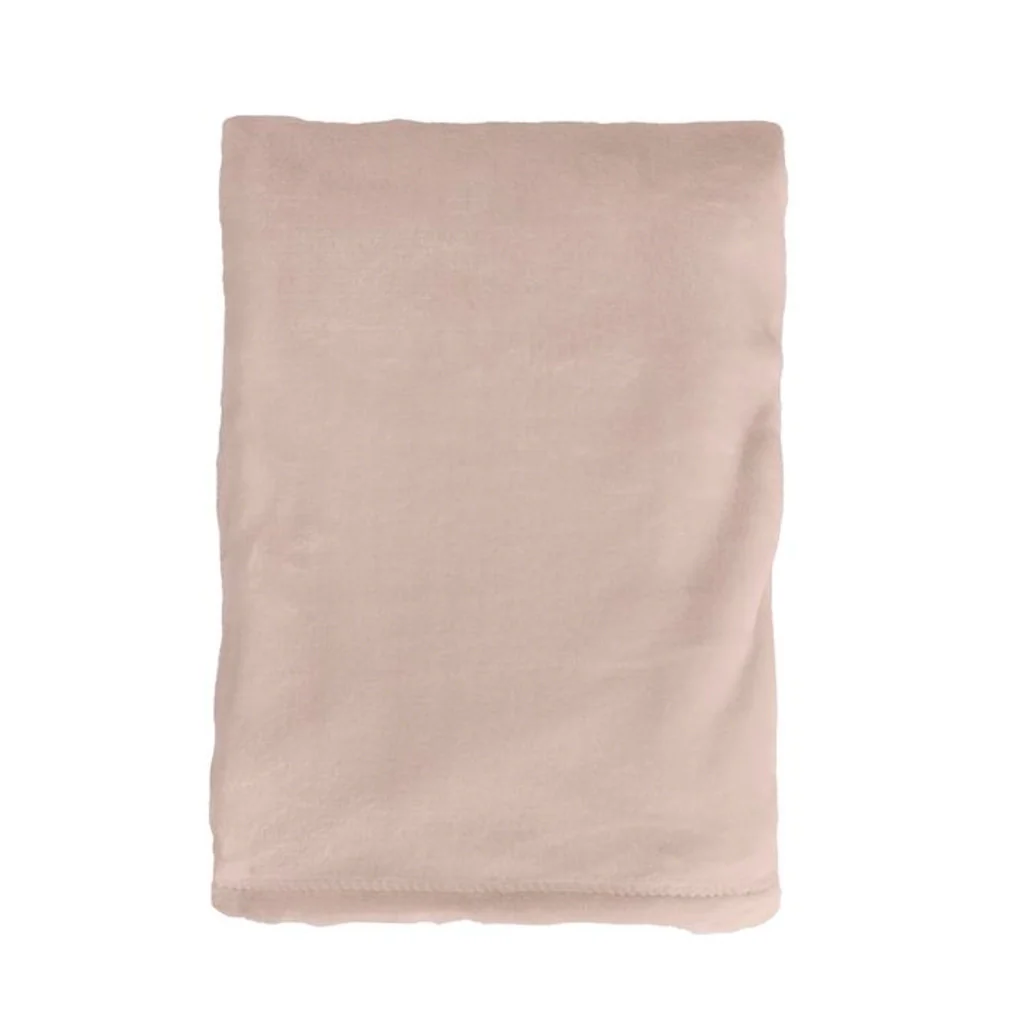 Coperta a quadri rosa pallido 130x170cm FLANBERG - Image 5