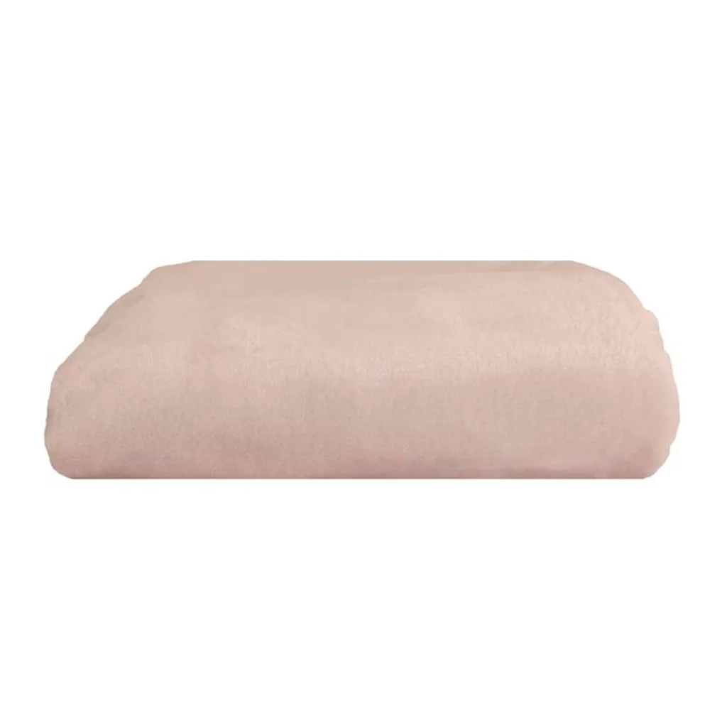 Coperta a quadri rosa pallido 130x170cm FLANBERG - Image 6