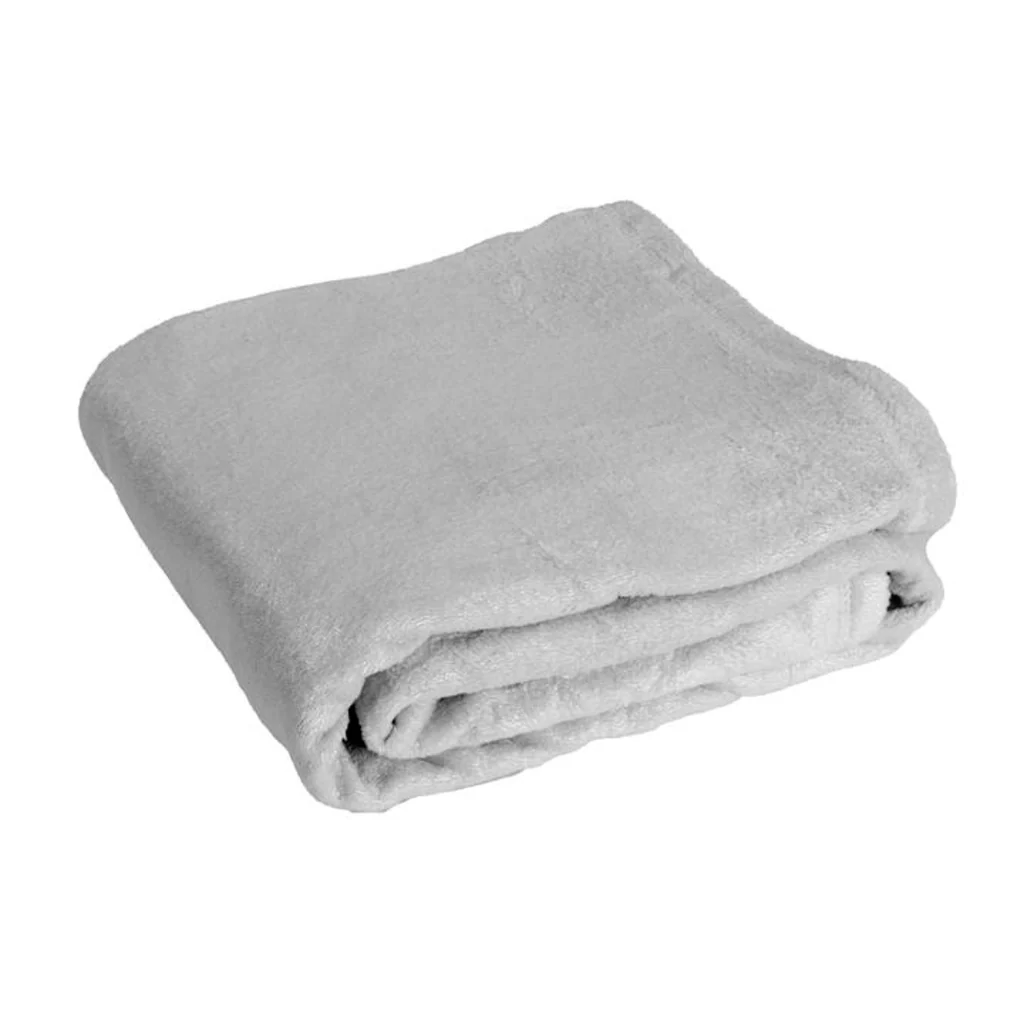 Coperta grigio platino 130x170cm FLANBERG - Image 4