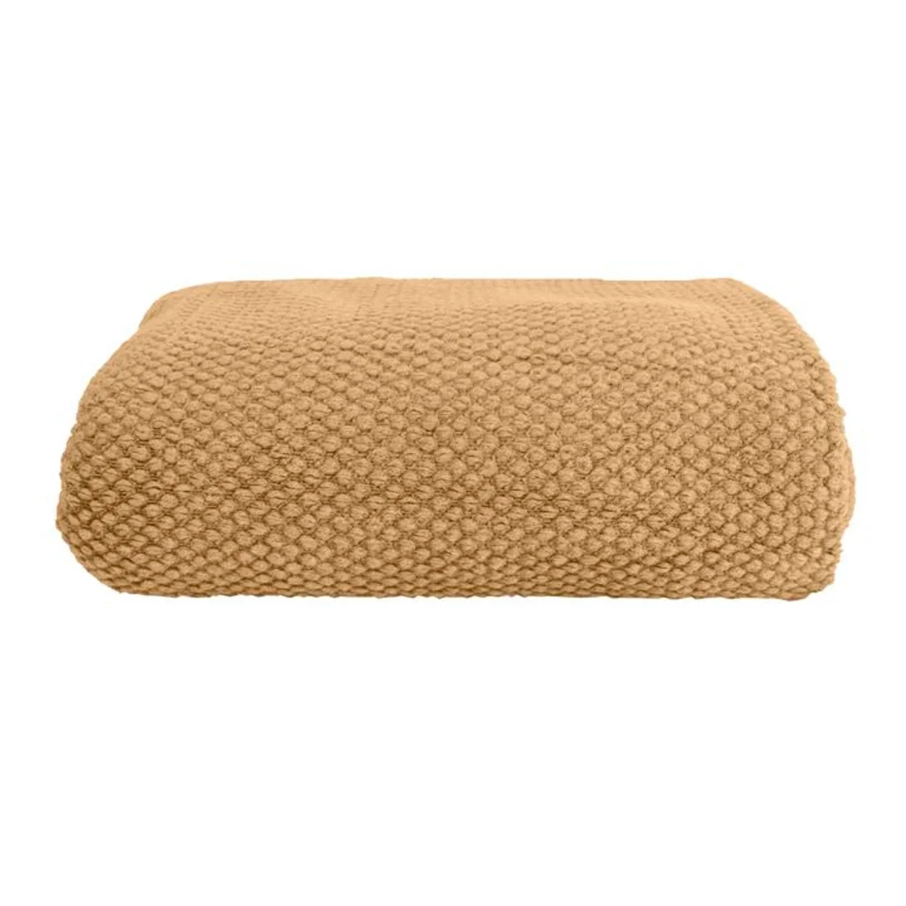 Coperta plaid marrone 130x170cm DENARLA - Image 7